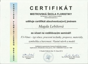 7. CERTIFIKÁT MŠF 4