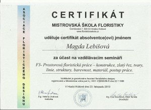 9. CERTIFIKÁT MŠF 5